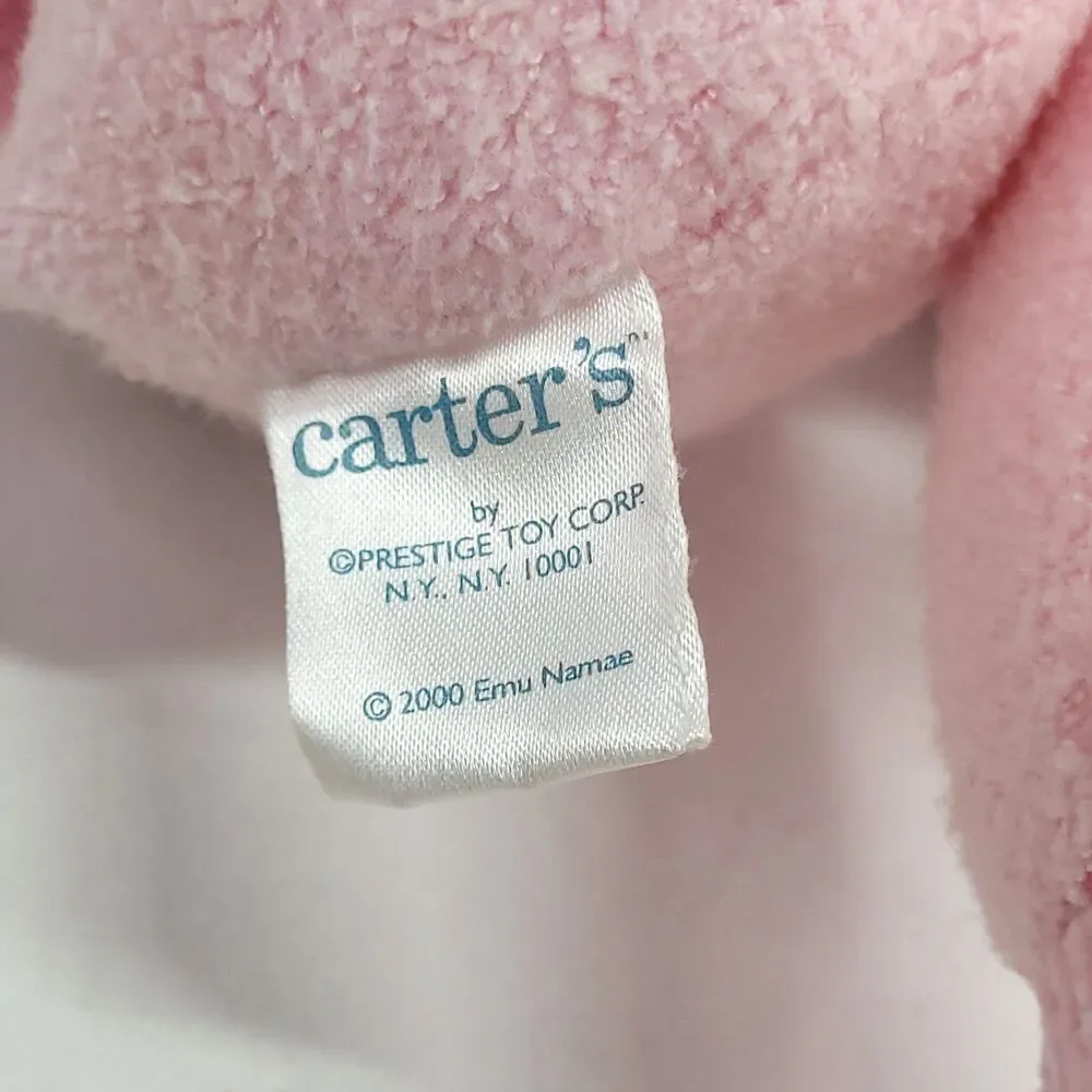 Vtg Carters Emu Namae Musical Crib Pull Elephant Plush 7